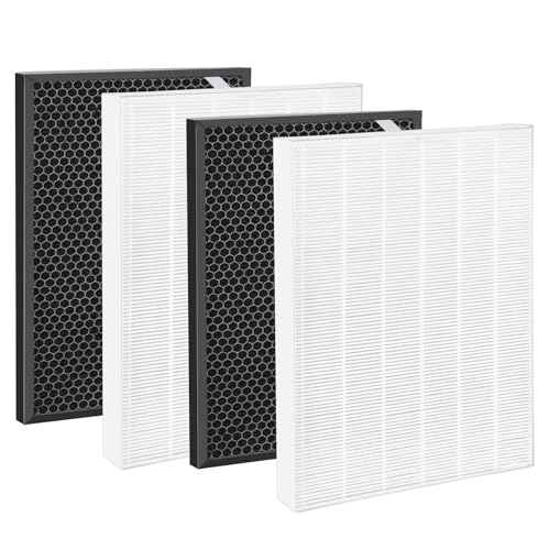 2 Pack XQ True HEPA Replacement Filter X Compatible with Win-ix XQ, XQ Pro Tower Air Cleaner Purifier, 1712-0089-01-0101-02, H13 HEPA & Activated Carbon Filters