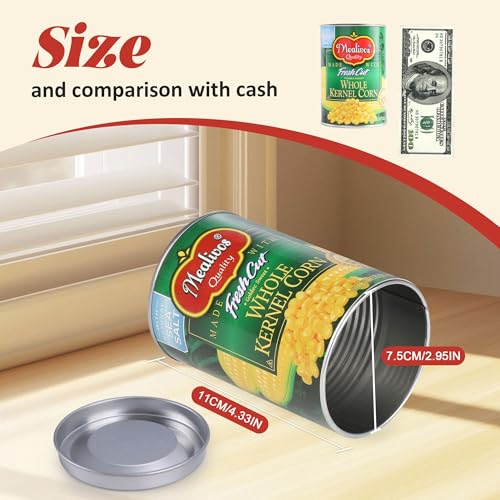 Mealivos Metal-Yellow Fake Can Diversion Safe Hidden Storage for Keys Cash Jewelry Coins - Large Concealed Safe