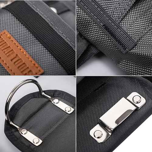 Tool Belt,12 Pockets Tool Belts for Men, Heavy Duty Carpenter/Construction/DIY'er/Electrician .Double layer thickened polyester fiber with waterproof coating.