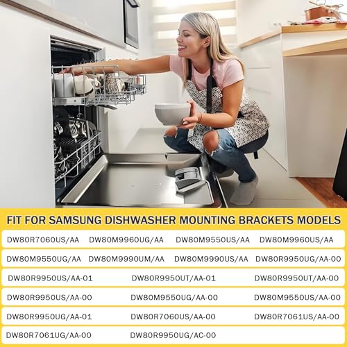 Samsung DD98-01051C Dishwasher Installation Brackets Kit – 2 Pack, 1 Set