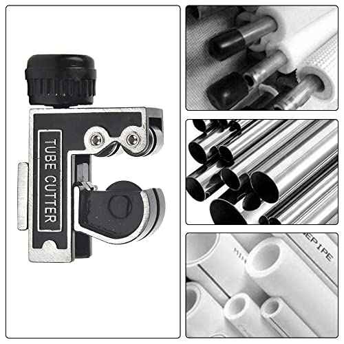 Mini Steel Tube Cutter Tool£¬Mini Pipe Cutter 1/8 to 1-1/8 Inch (3-28 mm)£¬ Tube Pipe Cutter for Copper Brass Aluminum,Thin Stainless Steel Tube