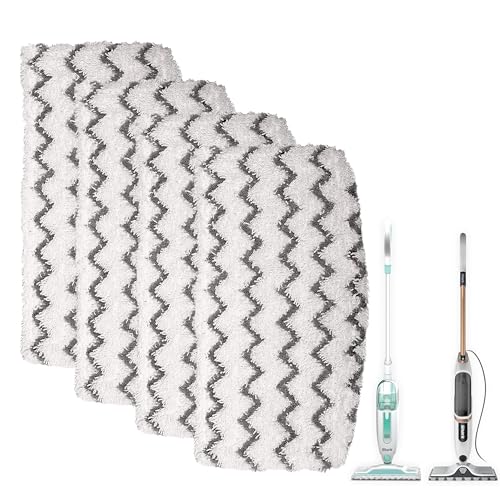Planially 4-Pack Replacement Mop Pads for Shark S1000 S2000 S2001 SteamSpot – 12.2x5.9 in