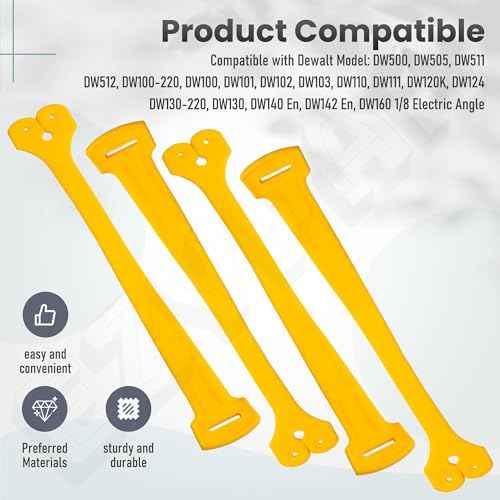 4 Pack 065288-02 Chuck Key Holder for D-ewalt DW500, DW505, DW505, DW511, DW512, DW100-220, DW100, DW101, Also Compatible with Black & Decker 5072 W, 5075, 27205
