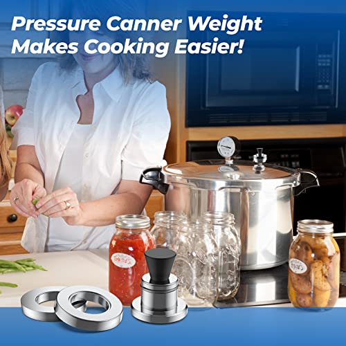 3-Piece Pressure Regulator 5-10-15lb for Presto Canner (12 Quarts) ANTOBLE