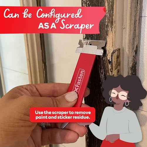 XFasten 12-Pack Retractable Box Cutters with Safety Scraper Bulk Cardboard and Carton Mini Box Cutter Blades Pack | Pocket-Sized and Wiggling-Proof Box Opener for Cutting and Scraping