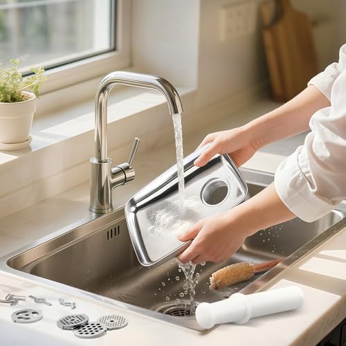 FOKIEE Metal Meat Grinder Attachment for KitchenAid Stand Mixers in Silver White