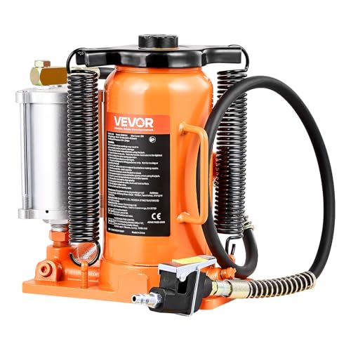 VEVOR 20 Ton Air Hydraulic Bottle Jack All Welded Heavy Duty Lifting