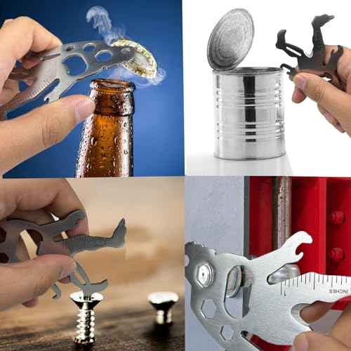 Fun Mens Gifts EDC Multitool - Unique Birthday Gift for Men, Novelty Christmas Stocking Stuffer White Elephant Anniversary Fathers Valentines Presents Idea Small Gadget, Cool Secret Santa Gift for Him