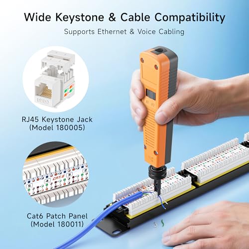 Cable Matters Ethernet Punch Down Tool with 110 Blade for Cat 8/7/6A/6/5e