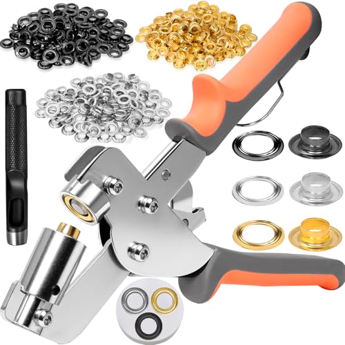 SBGGRL Heavy Duty Grommet Tool Kit with 300 10mm Metal Eyelets - Variation 1