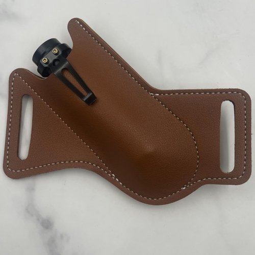 Multipurpose Folding Cutter Case Pu Leather Pocket Tool Belt Bag Sheath Organizers for Outdoor Camping