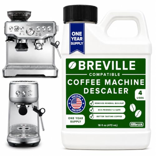 Tillbrook Breville Descaler for Espresso Machines – 1 Year Supply, 4 Uses