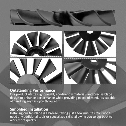 HASMX A11031 Air Compressor Fan for Porter Cable, DeVillbiss - Fits Craftsman Models: Sears Craftsman - 919.167630, 919.167620, Bostitch