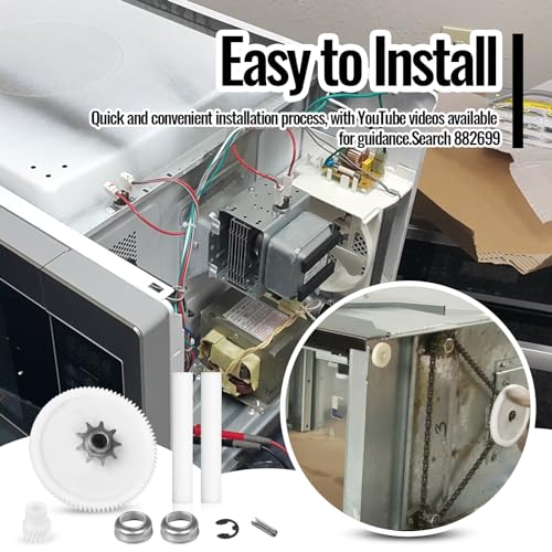 882699 Trash Compactor Drive Gear Kit for Whirlpool/Kenmore–Fits Multiple Models