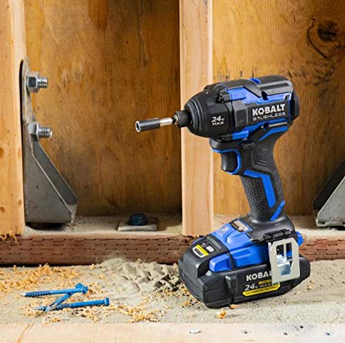 Kobalt XTR 24-Volt Max 1/4-in Variable Speed Brushless Cordless Impact Driver (1-Battery Included)