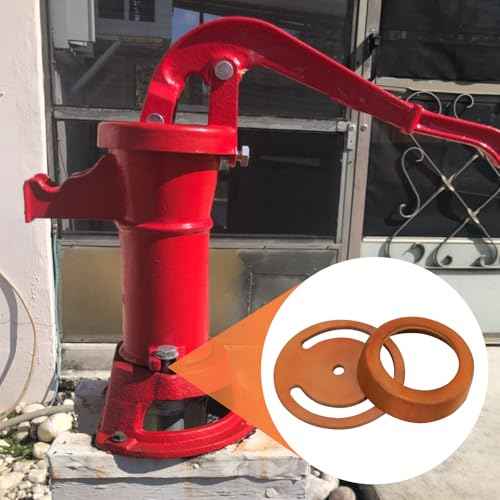 Pitcher Pump Well Kit with No.2 Pitcher Pump Replacement Parts - Includes Lower Valve Leathers and Leather Cups for Hand Well Pump - Pitcher Pump Parts for Repair and Maintenance.