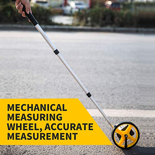 Zozen 6-Inch Measuring Wheel in Meters, Telescopic Calibrated