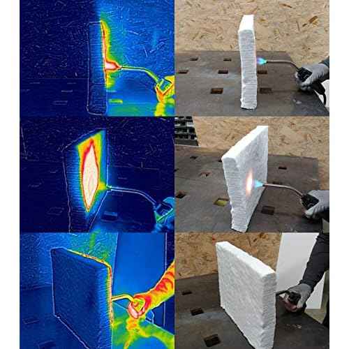 Ceramic Fiber Insulation, 2" Thick x 15" x 24", 2400F Fireproof Insulation Blanket, 3033E