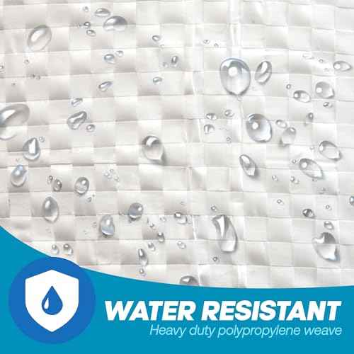 Sand bags with Ties 14" x 26" (Pack of 10) - Sand bags for Flooding, Woven Polypropylene Sandbags, 50 lbs Capacity, 14x26 inches, White