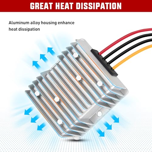 Nilight 24V to 12V DC-DC Step Down Converter 240W 20A Waterproof