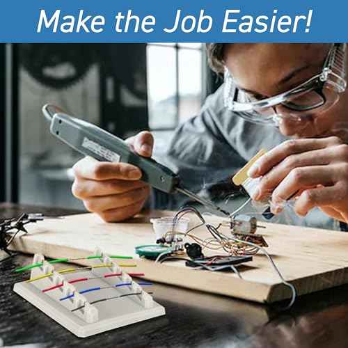 Silicone Soldering Holder- Wire Holder for Soldering - Stand Alternative to Solder Clamp and Third Hand - Station and Stand Accessories