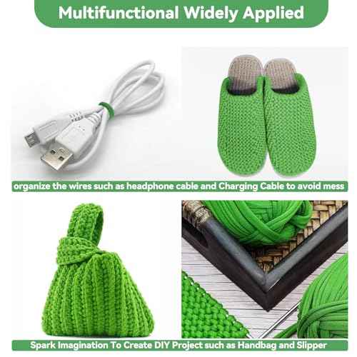 MAQIHAN 2 Pack Garden String - Plant Ties, Garden Twine, Gardening Tape, Tree Support, Stretchy Trap for Trees,Flowers,Green Soft Ties for All Plants All Gardeners(35M/Roll,115FT)