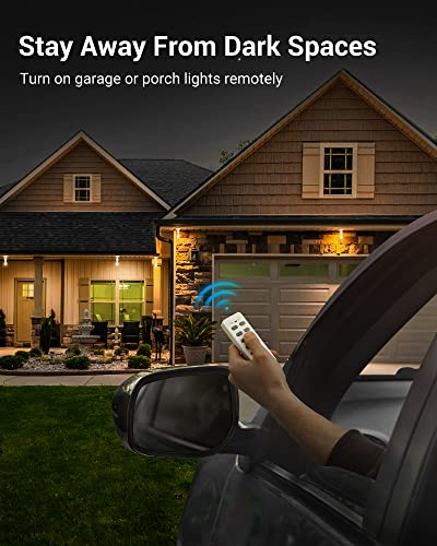 DEWENWILS Wireless Remote Control Light Socket Kit - 2 Remote + 4 Sockets