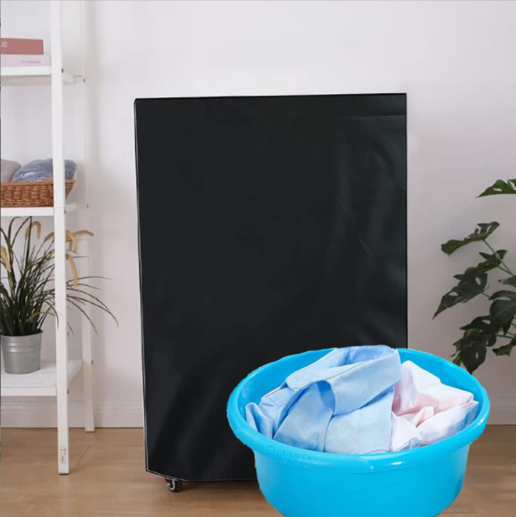 SUNSURE Top Load Washing Machine Protection Cover - Dustproof, Waterproof, Black (S-20x20.5x33.5inch)