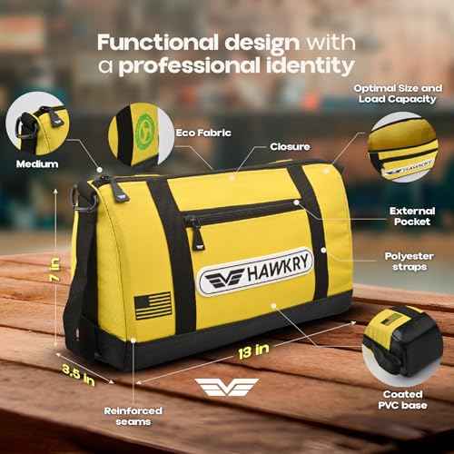 HAWKRY Oxford Waterproof Tool Bag set of 2 ? Small Tool Bag and Tool Pouch, Fishing Bag, Travel Pouch, Compact, Durable Small Travel Bag, Multipurpose Tool Bags for Men for Work, Fishing and Travel