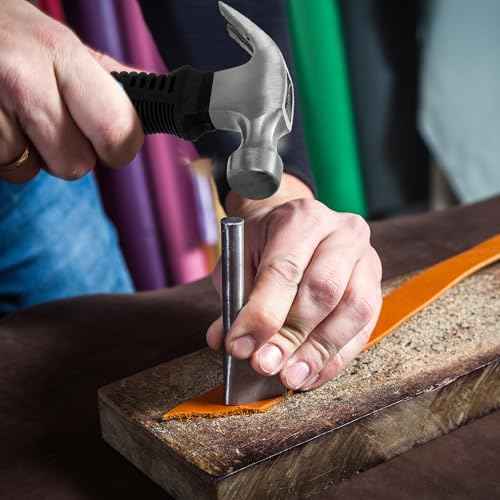 Claw Hammer Small Hammer 8oz Camping Hammer Comfortable Hammers Tools Stubby Hammer with Anti-Slip Handle for Women DIY Craft Industry Indoor Outdoor Using