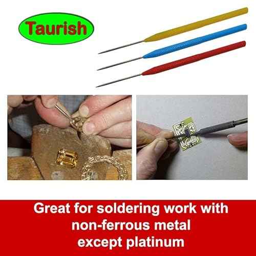 Deluxe Titanium Soldering Pick Set, Set of 3, 6-1/2 Inches