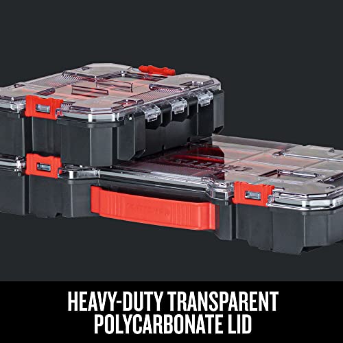 Craftsman Versastack 20-Compartment Parts Organizer with Secure Latch, 17.16 x 9.75 x 2.73 in