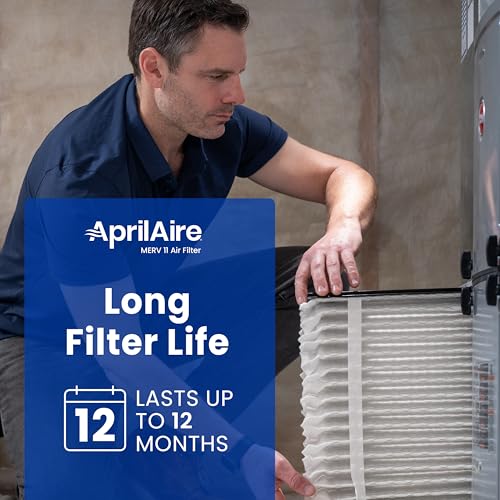 Aprilaire 210 Replacement Air Filter - Pack of 1, MERV 11, 20x25x4