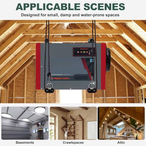 Heavy Duty Dehumidifier Hanging Kit Load 333 lbs for Crawl Space & Basement