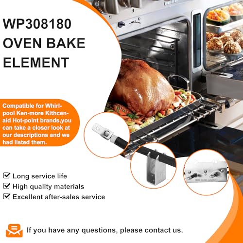 WP308180 Oven Bake Element for Whirlpool 240/208V — W10308477 Replacement