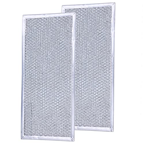 Whirlpool 2-Pack Grease Filter WMH31017HZ/AS/HS/32519HZ Replacement - 13 x 6 in, Bubosper