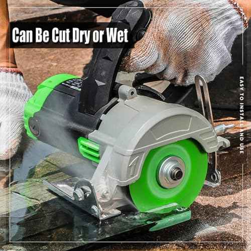 3Pack Rock Slab Grinding Disc,Glass Cutting Disc for Angle Grinder,4" X 7/8¡± Tile Cutter Blade,for Wet and Dry Cutting of Stone,Jade,Wine Bottles,Etc