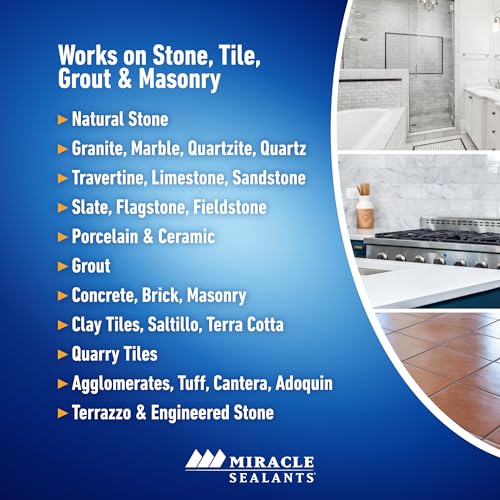 Miracle Sealants 511 Impregnator Pint - Porous Surface Sealer, Stain & Water Resistant