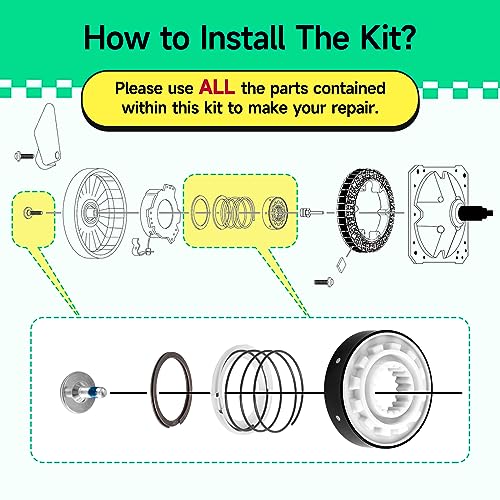 Washer Clutch Kit W10734521 – Replaces W10006484/W10006494/W10275082/W10447975/W10905025