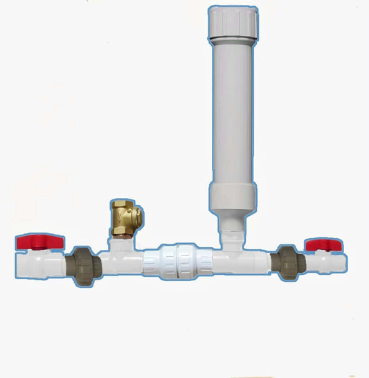 Hydraulic Ram Water Pump, Off-Grid Stream Pump System, No Electricity Required (T 3/4(0.75)")