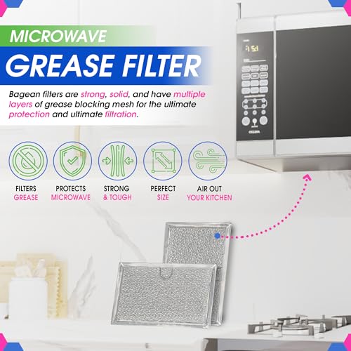 Bagean 5.1x7.6 in Microwave Filter for Frigidaire 5304464105 (Variation 2) Grease Replacement