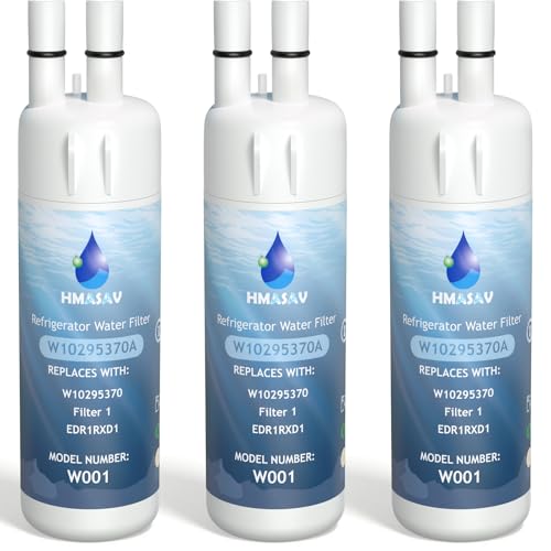 W10295370A Water Filter Replacement for Whirlpool & Compatible Models 3-Pack