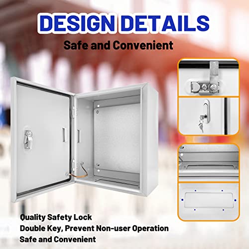 Outdoor Electrical Box 12x10x6 inch Waterproof NEMA 4X IP66 Junction Box - CXCESNS