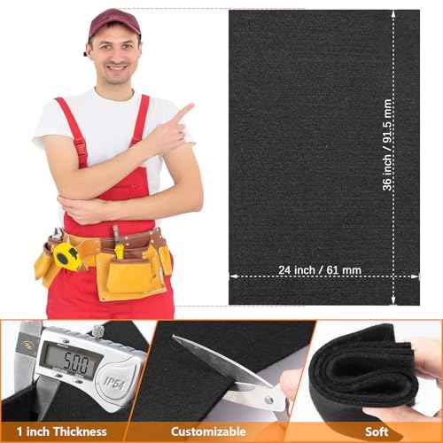 Welding Blanket Fireproof Mat,20" x 36"Heat Resistant Fabric 1800¡ÆF High Temp Insulation Pad,Welding Pad for Plumbing,Flame Retardant Protective Mat Soldering Welding (20" x 36"x 0.2"-1 pack)