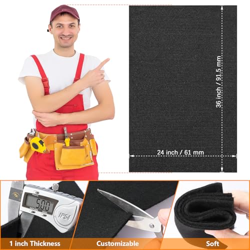 Welding Blanket Fireproof Mat,20" x 36"Heat Resistant Fabric 1800¡ÆF High Temp Insulation Pad,Welding Pad for Plumbing,Flame Retardant Protective Mat Soldering Welding (20" x 36"x 0.2"-1 pack)