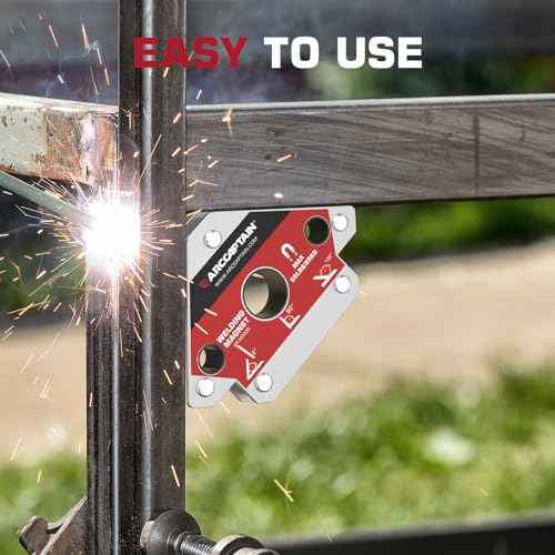 ARCCAPTAIN Welding Magnets 25LB&55LB 4Pcs Welding Magnet Set, Magnetic Welding Holder, Holding Power Welding Accessories