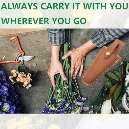 2pcs Pruner Holster,Pliers Holster with Snap Gardening Case Pouch Bag,Gardening Scissors Tool Holder for Garden Shears, Tool Pliers, Pruning Knife Belt Cover