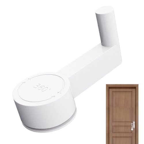 Door Handle Child Lock - Adhesive Safety Lock for Toddler and Pet Protection | Childproof Handle Stopper for Bathroom, Entry, Bedroom, Rental Property, Apartment, Or Vacation Home