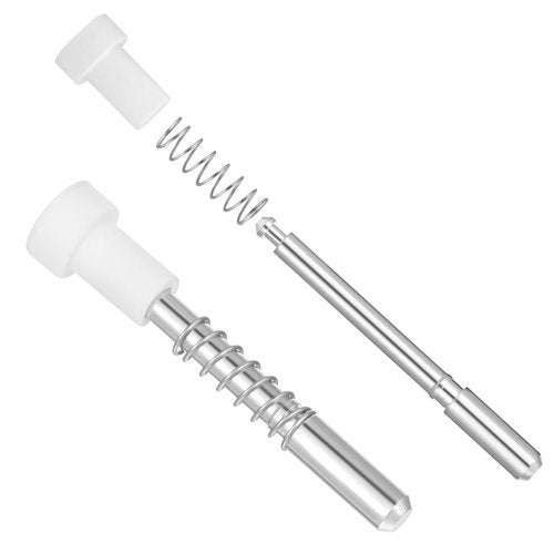 12 Pack Window Screen Plunger Pins, Aluminum Alloy Window Screen Plunger Latches with White Caps for Securing Screens