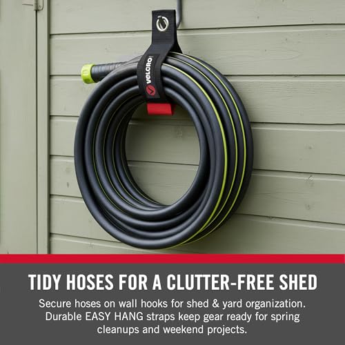VELCRO Brand Extension Cord Holder Straps 3 Pack - Black, 10/14/18 Inch Variety
